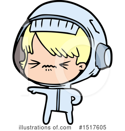 Royalty-Free (RF) Astronaut Clipart Illustration by lineartestpilot - Stock Sample #1517605