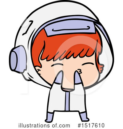 Royalty-Free (RF) Astronaut Clipart Illustration by lineartestpilot - Stock Sample #1517610