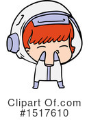 Astronaut Clipart #1517610 by lineartestpilot