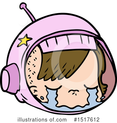 Royalty-Free (RF) Astronaut Clipart Illustration by lineartestpilot - Stock Sample #1517612