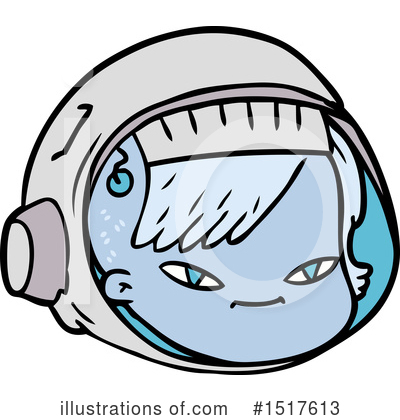 Royalty-Free (RF) Astronaut Clipart Illustration by lineartestpilot - Stock Sample #1517613