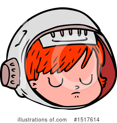 Royalty-Free (RF) Astronaut Clipart Illustration by lineartestpilot - Stock Sample #1517614