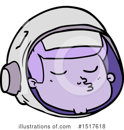 Royalty-Free (RF) Astronaut Clipart Illustration by lineartestpilot - Stock Sample #1517618
