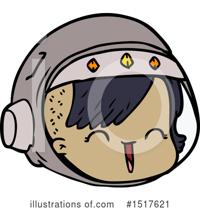 Royalty-Free (RF) Astronaut Clipart Illustration by lineartestpilot - Stock Sample #1517621