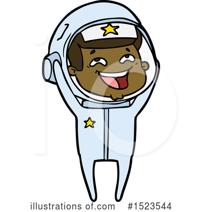 Royalty-Free (RF) Astronaut Clipart Illustration by lineartestpilot - Stock Sample #1523544