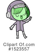 Astronaut Clipart #1523557 by lineartestpilot