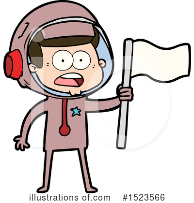 Royalty-Free (RF) Astronaut Clipart Illustration by lineartestpilot - Stock Sample #1523566