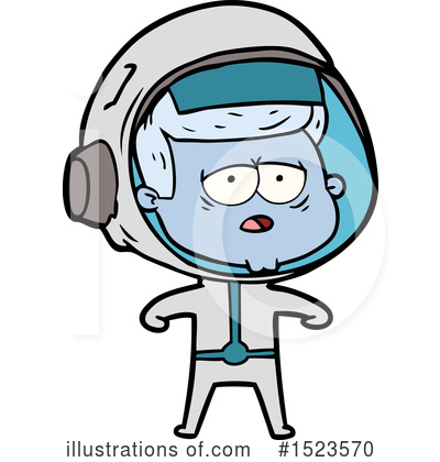 Royalty-Free (RF) Astronaut Clipart Illustration by lineartestpilot - Stock Sample #1523570
