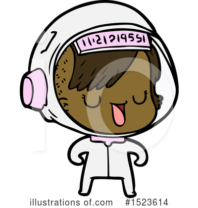 Royalty-Free (RF) Astronaut Clipart Illustration by lineartestpilot - Stock Sample #1523614