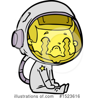 Royalty-Free (RF) Astronaut Clipart Illustration by lineartestpilot - Stock Sample #1523616
