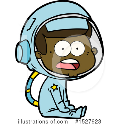 Royalty-Free (RF) Astronaut Clipart Illustration by lineartestpilot - Stock Sample #1527923