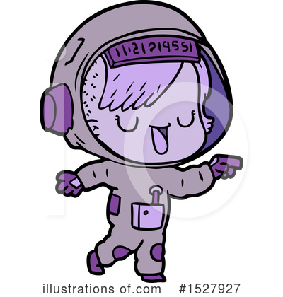 Royalty-Free (RF) Astronaut Clipart Illustration by lineartestpilot - Stock Sample #1527927