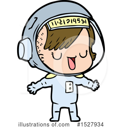 Royalty-Free (RF) Astronaut Clipart Illustration by lineartestpilot - Stock Sample #1527934