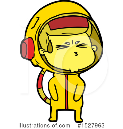 Royalty-Free (RF) Astronaut Clipart Illustration by lineartestpilot - Stock Sample #1527963