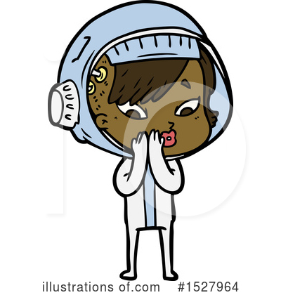 Royalty-Free (RF) Astronaut Clipart Illustration by lineartestpilot - Stock Sample #1527964