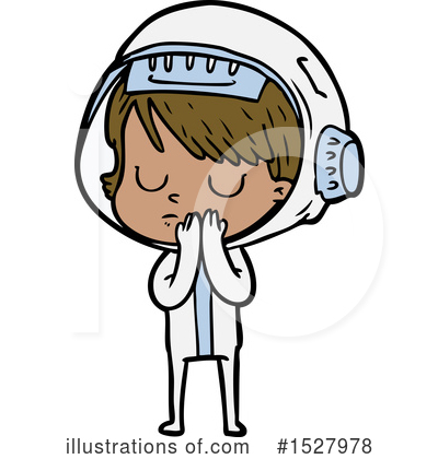 Royalty-Free (RF) Astronaut Clipart Illustration by lineartestpilot - Stock Sample #1527978