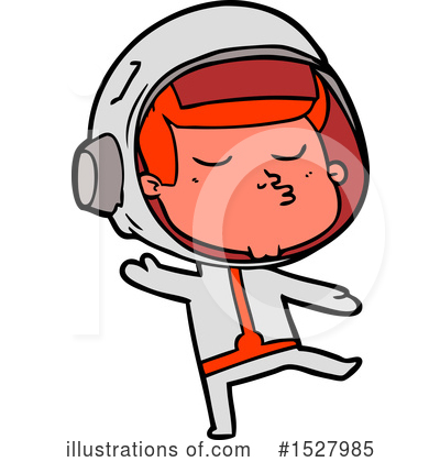 Royalty-Free (RF) Astronaut Clipart Illustration by lineartestpilot - Stock Sample #1527985