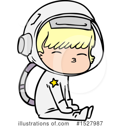 Royalty-Free (RF) Astronaut Clipart Illustration by lineartestpilot - Stock Sample #1527987