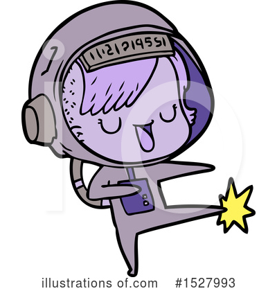Royalty-Free (RF) Astronaut Clipart Illustration by lineartestpilot - Stock Sample #1527993
