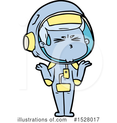 Royalty-Free (RF) Astronaut Clipart Illustration by lineartestpilot - Stock Sample #1528017