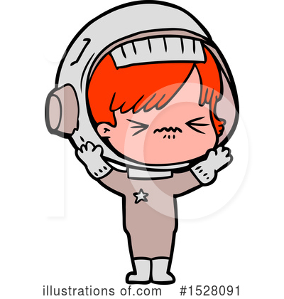 Royalty-Free (RF) Astronaut Clipart Illustration by lineartestpilot - Stock Sample #1528091