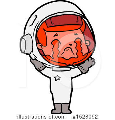 Royalty-Free (RF) Astronaut Clipart Illustration by lineartestpilot - Stock Sample #1528092