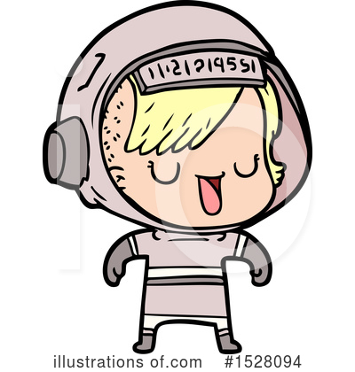 Royalty-Free (RF) Astronaut Clipart Illustration by lineartestpilot - Stock Sample #1528094