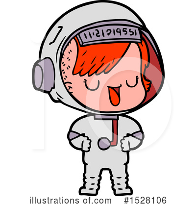 Royalty-Free (RF) Astronaut Clipart Illustration by lineartestpilot - Stock Sample #1528106