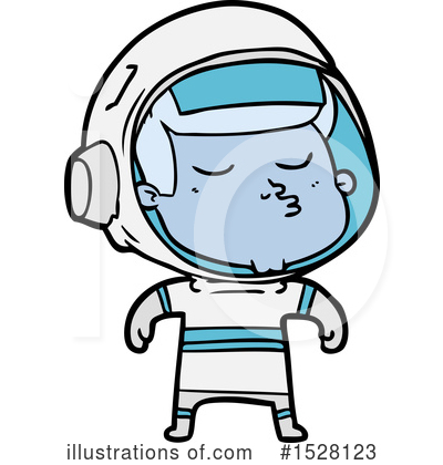 Royalty-Free (RF) Astronaut Clipart Illustration by lineartestpilot - Stock Sample #1528123