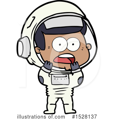 Royalty-Free (RF) Astronaut Clipart Illustration by lineartestpilot - Stock Sample #1528137