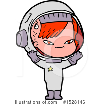 Royalty-Free (RF) Astronaut Clipart Illustration by lineartestpilot - Stock Sample #1528146