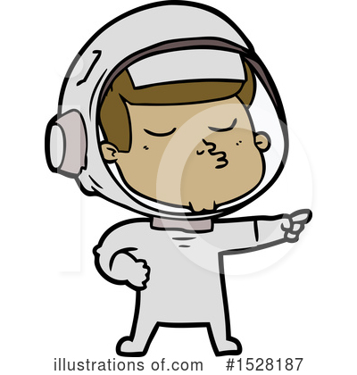Royalty-Free (RF) Astronaut Clipart Illustration by lineartestpilot - Stock Sample #1528187