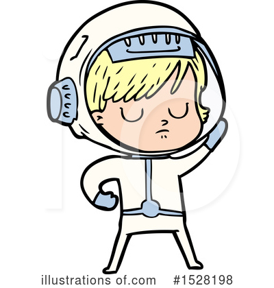 Royalty-Free (RF) Astronaut Clipart Illustration by lineartestpilot - Stock Sample #1528198