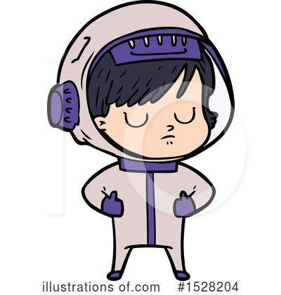 Royalty-Free (RF) Astronaut Clipart Illustration by lineartestpilot - Stock Sample #1528204