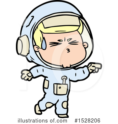 Royalty-Free (RF) Astronaut Clipart Illustration by lineartestpilot - Stock Sample #1528206