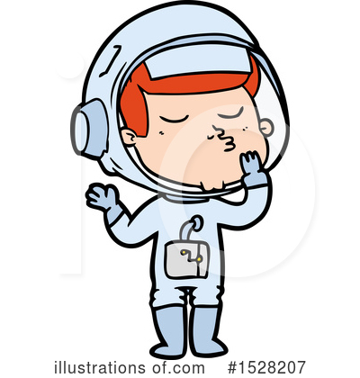 Royalty-Free (RF) Astronaut Clipart Illustration by lineartestpilot - Stock Sample #1528207