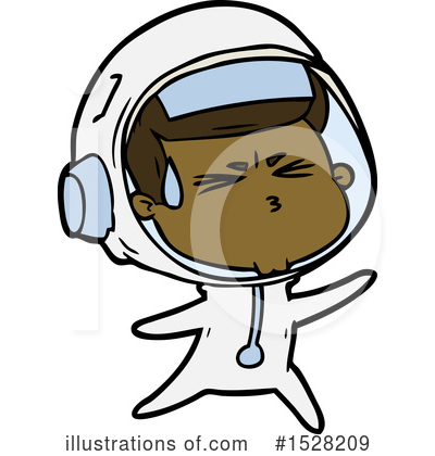 Royalty-Free (RF) Astronaut Clipart Illustration by lineartestpilot - Stock Sample #1528209