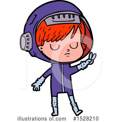 Royalty-Free (RF) Astronaut Clipart Illustration by lineartestpilot - Stock Sample #1528210