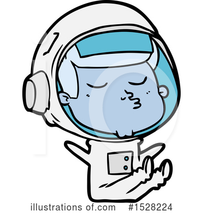 Royalty-Free (RF) Astronaut Clipart Illustration by lineartestpilot - Stock Sample #1528224