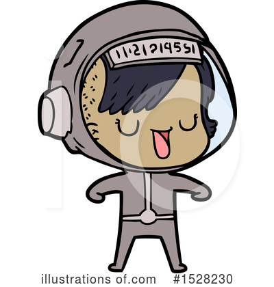 Royalty-Free (RF) Astronaut Clipart Illustration by lineartestpilot - Stock Sample #1528230