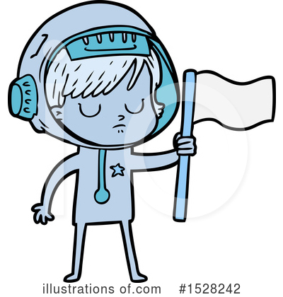 Royalty-Free (RF) Astronaut Clipart Illustration by lineartestpilot - Stock Sample #1528242