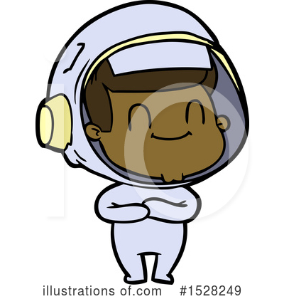 Royalty-Free (RF) Astronaut Clipart Illustration by lineartestpilot - Stock Sample #1528249