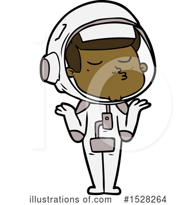 Royalty-Free (RF) Astronaut Clipart Illustration by lineartestpilot - Stock Sample #1528264