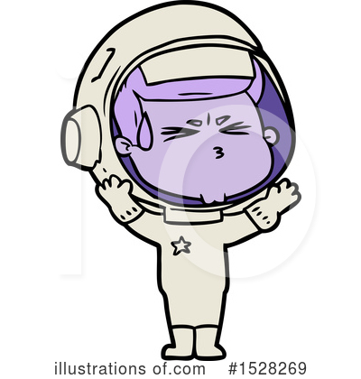 Royalty-Free (RF) Astronaut Clipart Illustration by lineartestpilot - Stock Sample #1528269