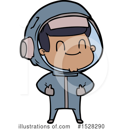 Royalty-Free (RF) Astronaut Clipart Illustration by lineartestpilot - Stock Sample #1528290