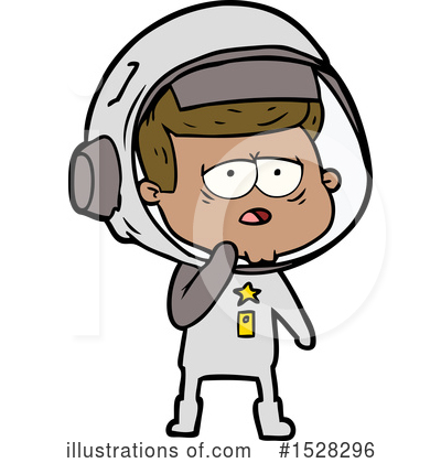 Royalty-Free (RF) Astronaut Clipart Illustration by lineartestpilot - Stock Sample #1528296