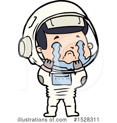 Royalty-Free (RF) Astronaut Clipart Illustration by lineartestpilot - Stock Sample #1528311