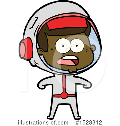 Royalty-Free (RF) Astronaut Clipart Illustration by lineartestpilot - Stock Sample #1528312