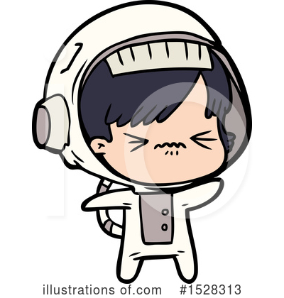 Royalty-Free (RF) Astronaut Clipart Illustration by lineartestpilot - Stock Sample #1528313