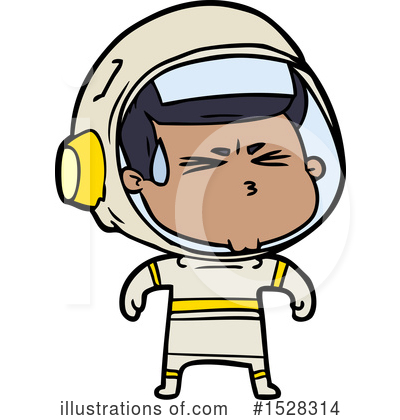 Royalty-Free (RF) Astronaut Clipart Illustration by lineartestpilot - Stock Sample #1528314